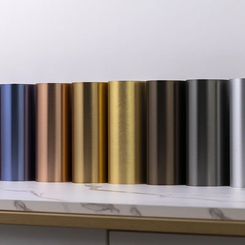 Papan Dinding Tahan Benturan Tekstur Logam