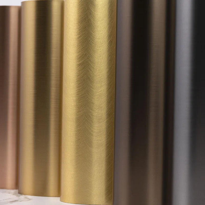 Panel Dinding Kristal Karbon Tekstur Logam PET